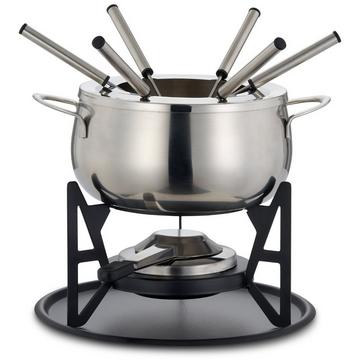 Fondue Set Edelstahl Edelstahl