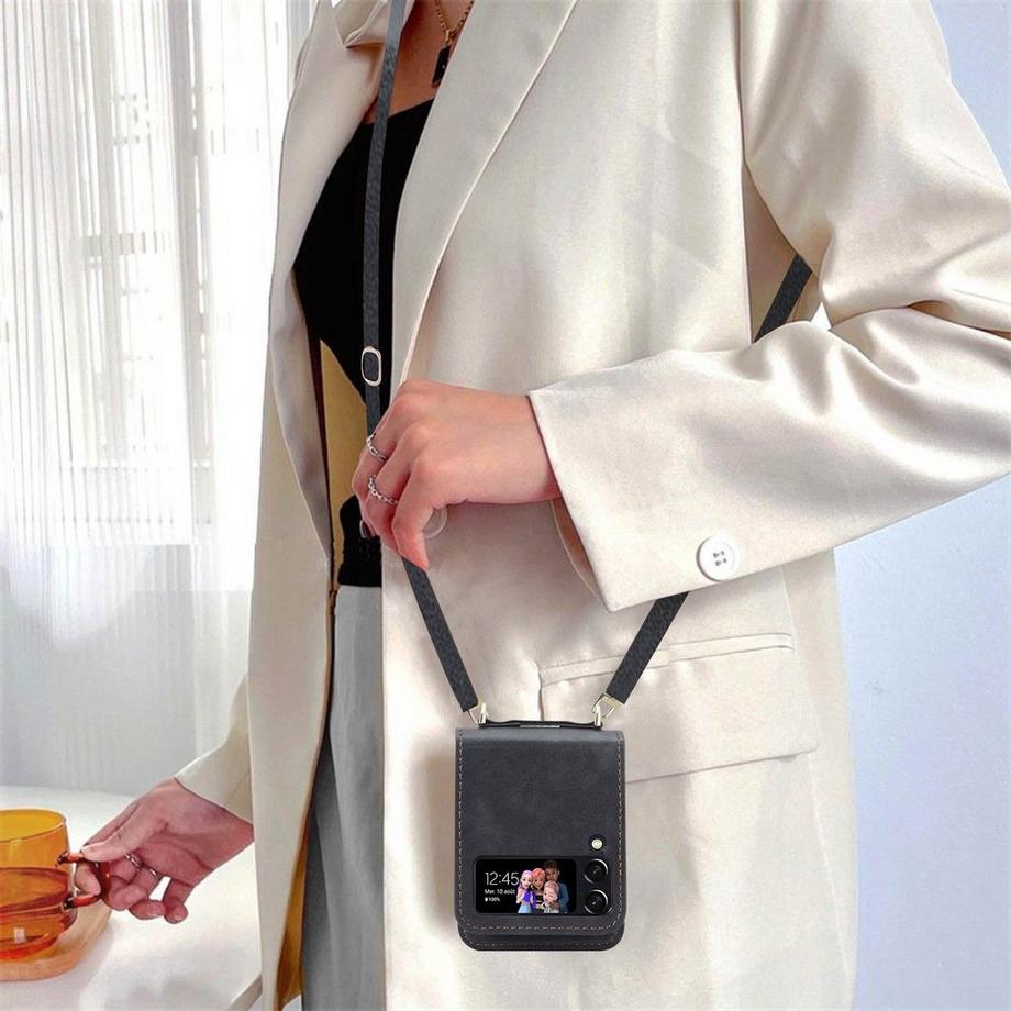 Avizar  Lederhülle Galaxy Z Flip 4 