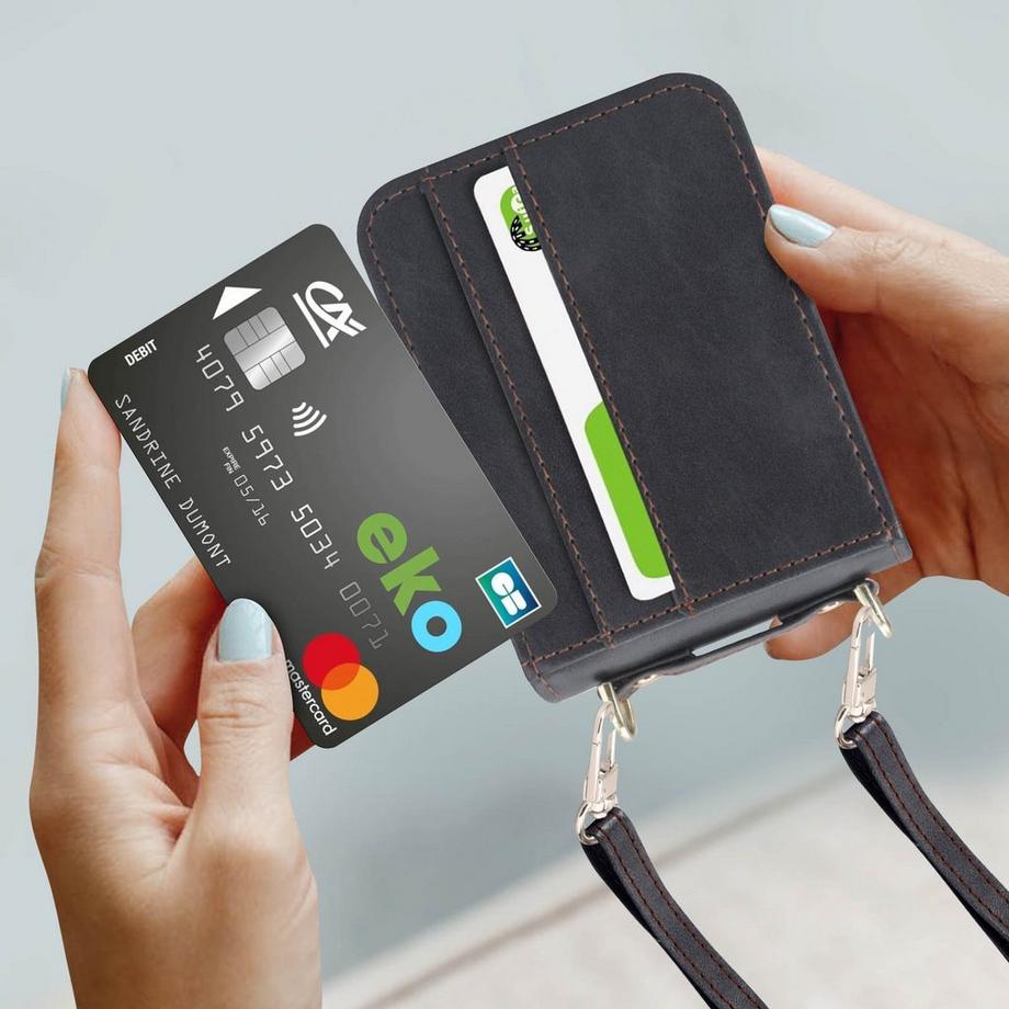 Avizar  Lederhülle Galaxy Z Flip 4 