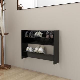 VidaXL Armoire à chaussures murale bois d'ingénierie  