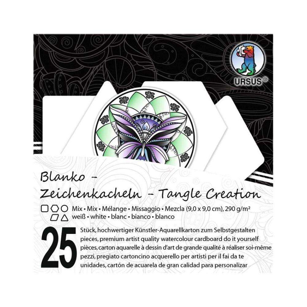 Image of URSUS 24830099 Kunstdruckpapier Kunstpapier 25 Blätter Weiss