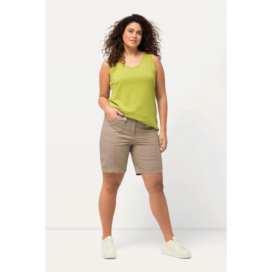 Ulla Popken Bermuda Cargo Taille Confortable Coupe 4 Poches  