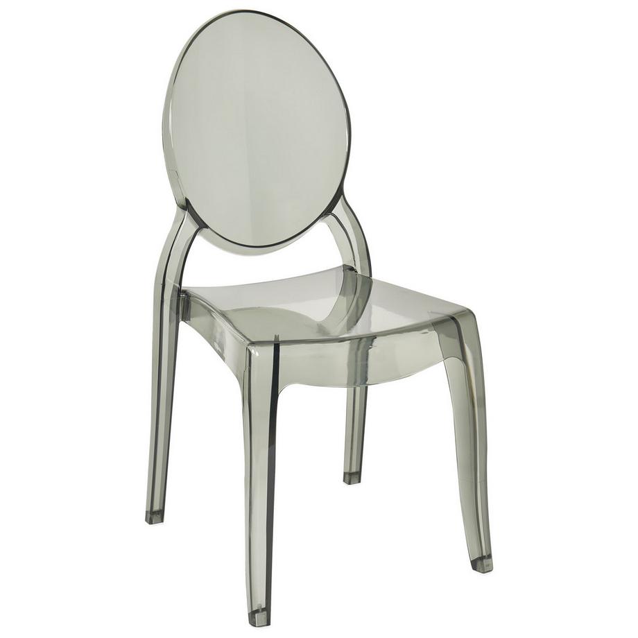 Beliani Set di 4 sedie da pranzo en Policarbonato Retrò MERTON  