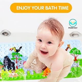 Activity-board Badematte für Wanne für Kinder Cartoon Anti Rutsch Baby Badewanne Matte Extra lange Anti Rutsch  