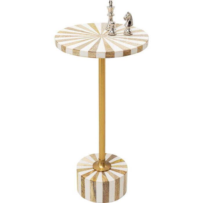 KARE Design Beistelltisch Domero Cirque Brass rund 25  