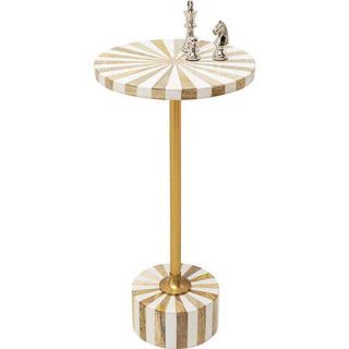 KARE Design Table d&#039;appoint Domero Cirque Brass ronde 25  