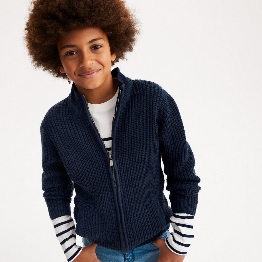 La Redoute Collections  Gilet col montant zippé 