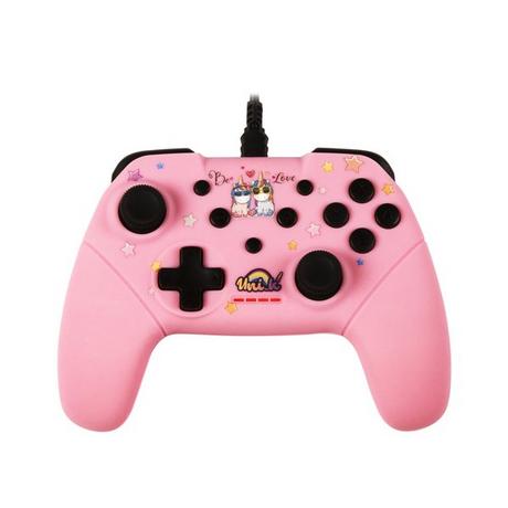 KONIX  KX UNIK SWITCH/PC PAD BE LOVE Rosa USB Gamepad Analogico/Digitale Nintendo Switch, PC 