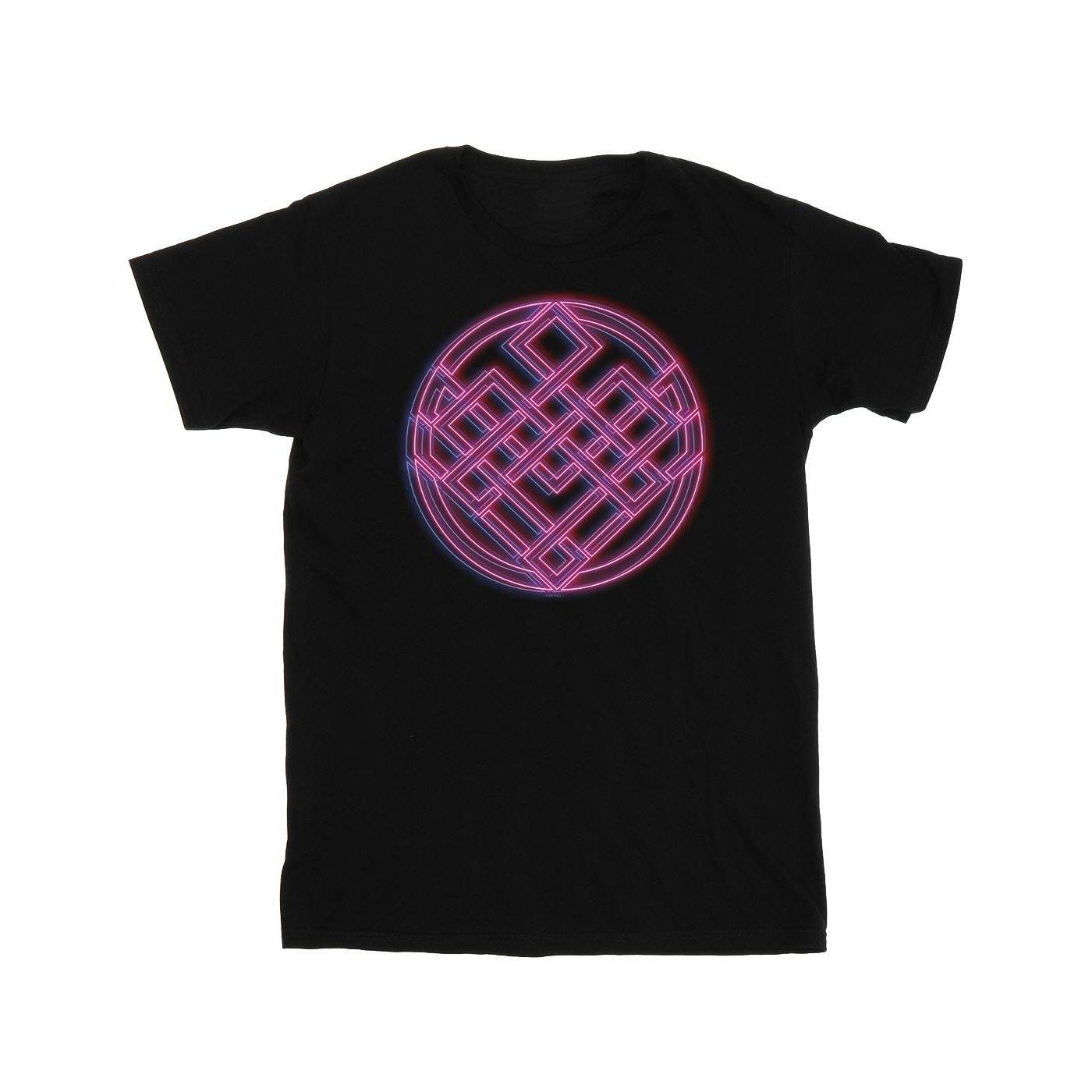 Image of Shangchi And The Legend Of The Ten Rings Neon Icon Tshirt Damen Schwarz XXL