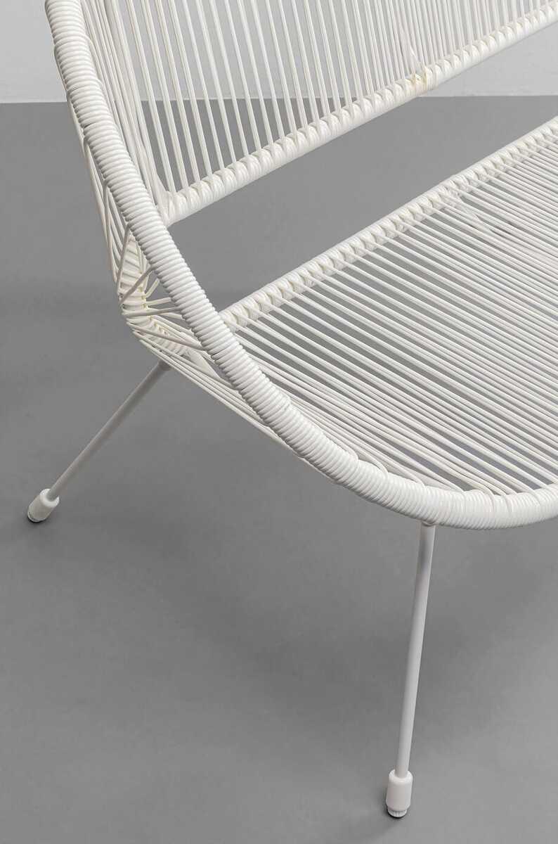 KARE Design Banc Acapulco Mono blanc  