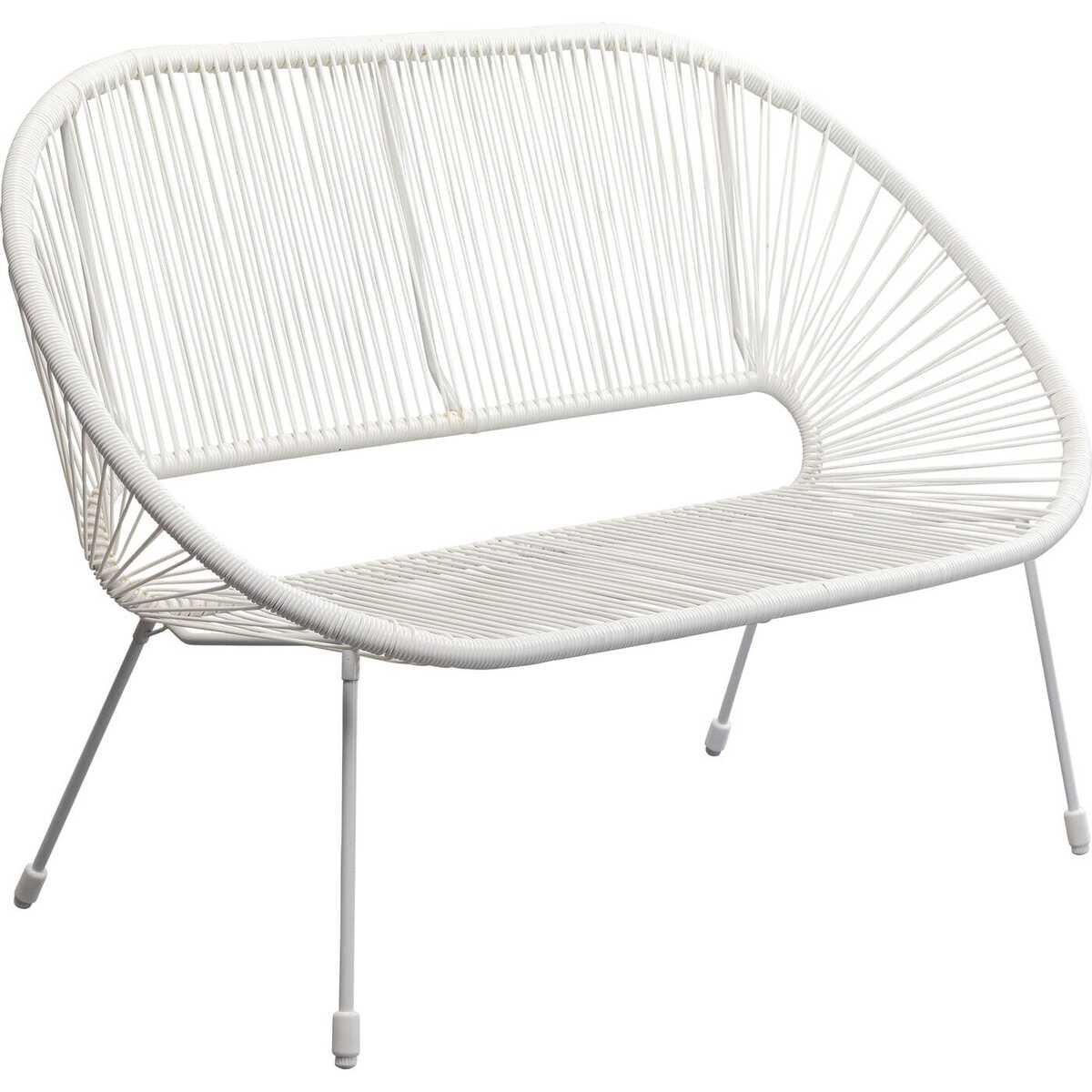 KARE Design Banc Acapulco Mono blanc  