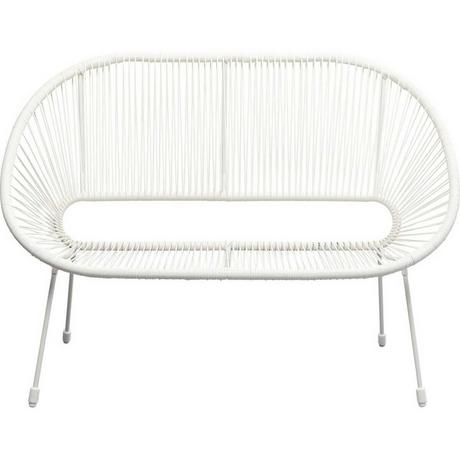 KARE Design Banc Acapulco Mono blanc  