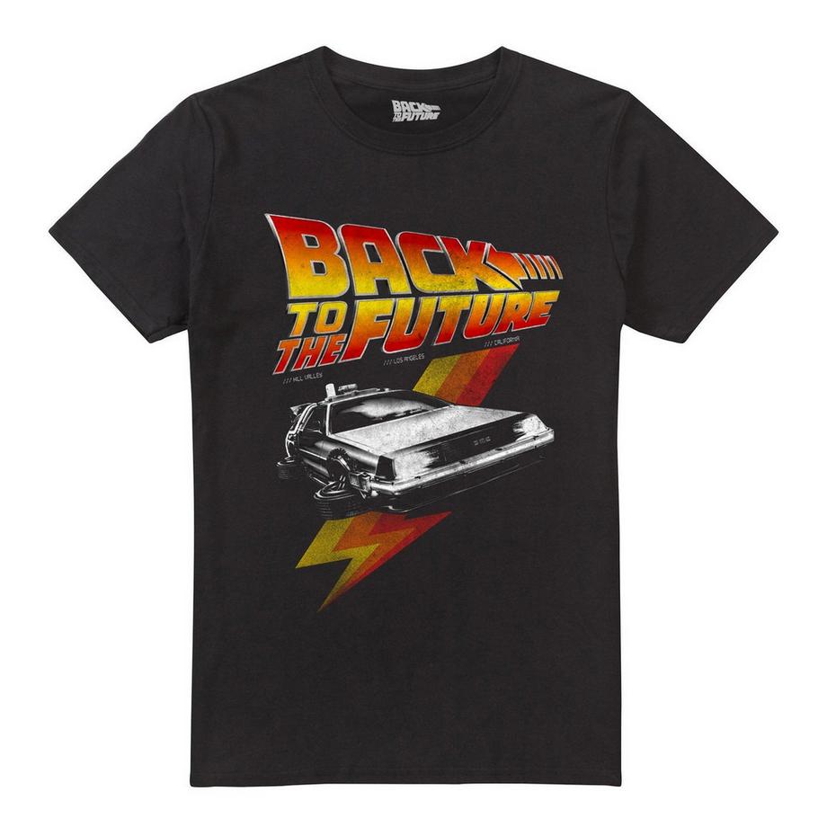 Back To The Future DeLorean Logo T-Shirt  