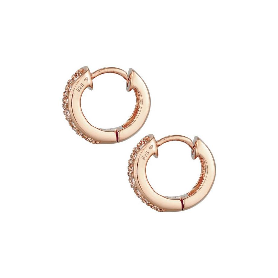 Elli  Ohrringe Creolen Kristalle Funkelnd 