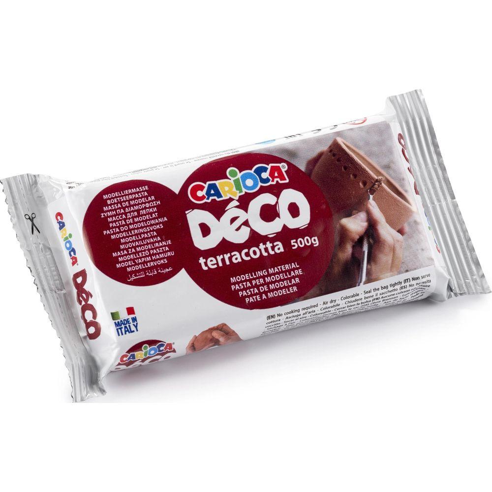 Image of Carioca 30996/21 Töpferei-/ Modellier-Material Modellierton 500 g Terrakotta 24 Stück(e)
