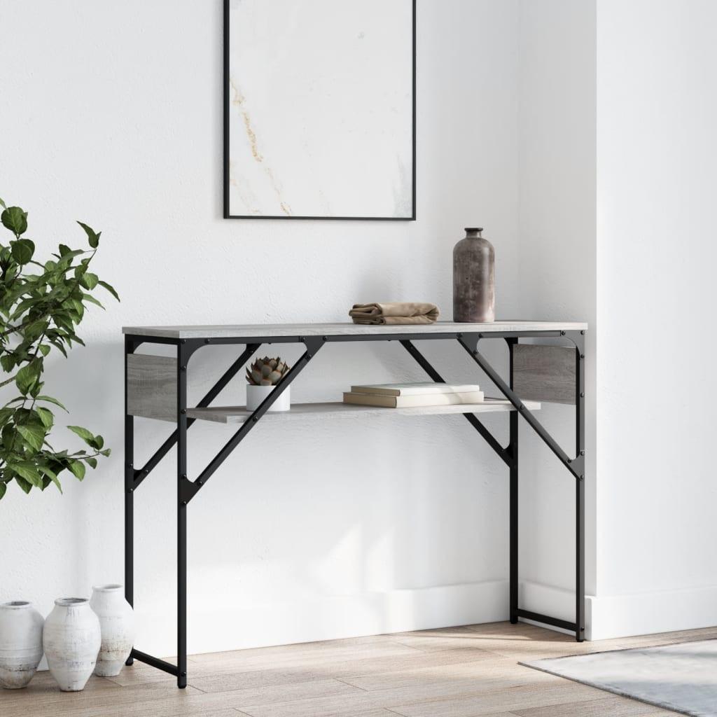 VidaXL Table console bois d'ingénierie  