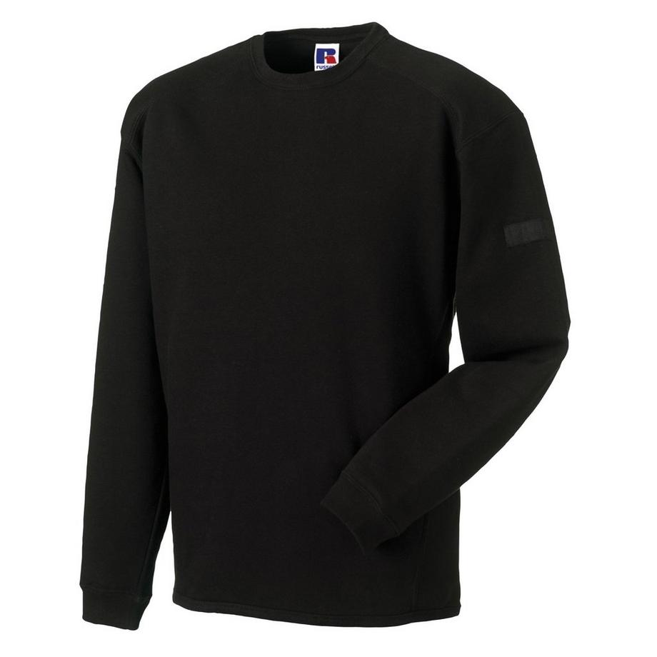 Russell Workwear Girocollo Set In Felpa Top  