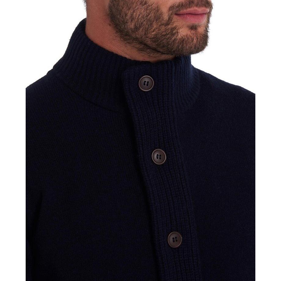 Barbour Patch Zip Thru Strickjacke  