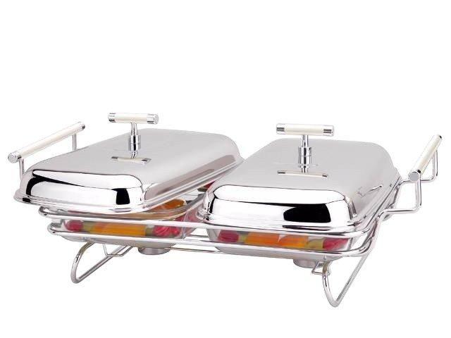 House Art  Chafing Dish mit Doppelservice 2x1.5L 