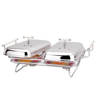 House Art  Chafing Dish mit Doppelservice 2x1.5L 