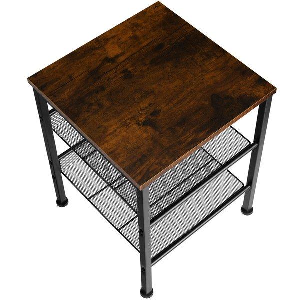 Tectake Table d’appoint LINCOLN 40,5x40x50,5cm  