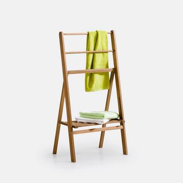 Porte-serviettes pliant en acacia