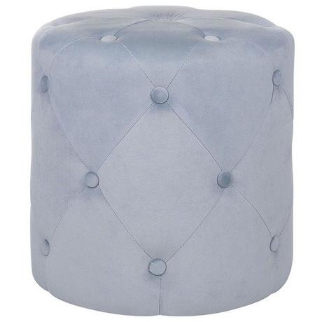 Beliani Pouf en Velours Glamour COROLLA  