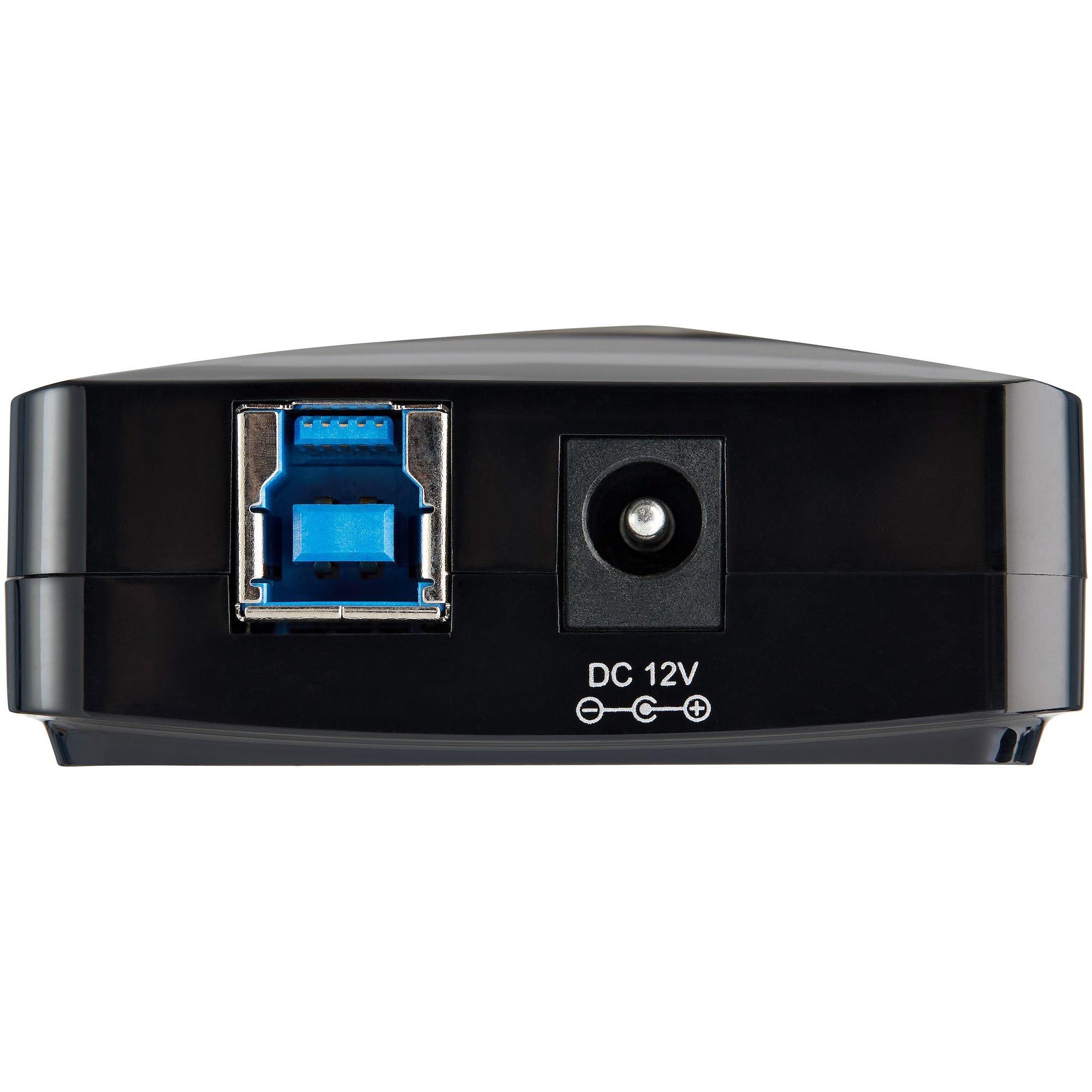 STARTECH  Hub USB 3.0 a 7 Porte con Porte di Ricarica Dedicate - 2 Porte x 2,4 Amp 