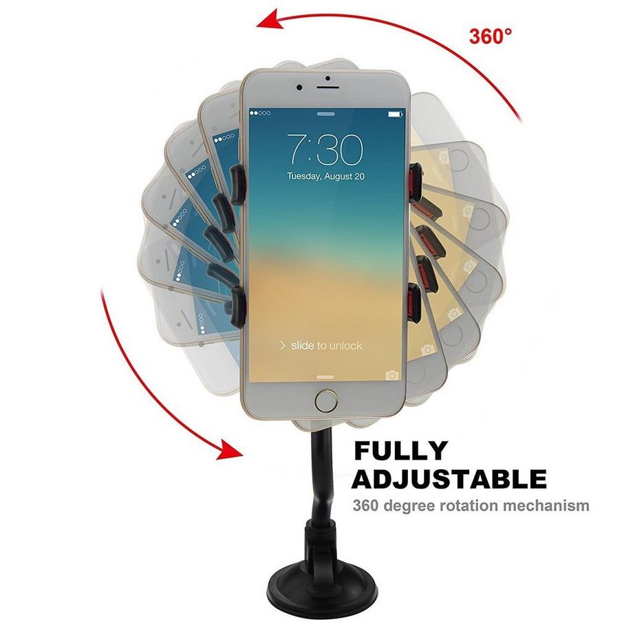 eStore  Portacellulare da auto con ventosa 