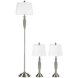 HOMCOM Ensemble de lampadaires  