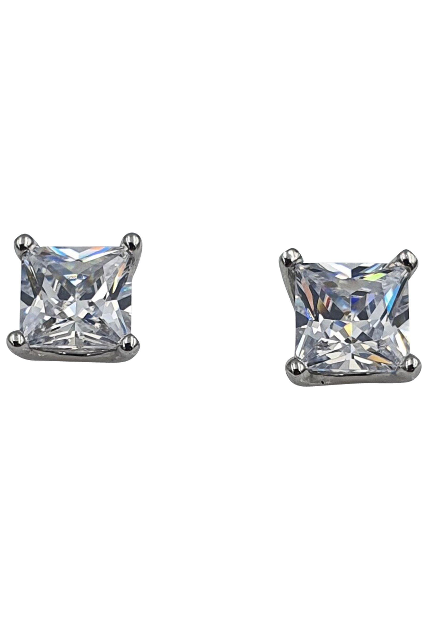 Image of Klassische Ohrstecker Damen Weiss ONE SIZE