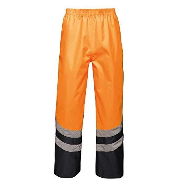 Image of Hivisüberhose Arbeitshose , Warnfarben, Reflektierend Damen Orange M