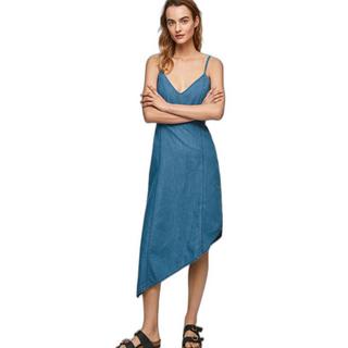 Pepe Jeans London Dani Jeans Midi Kleid  