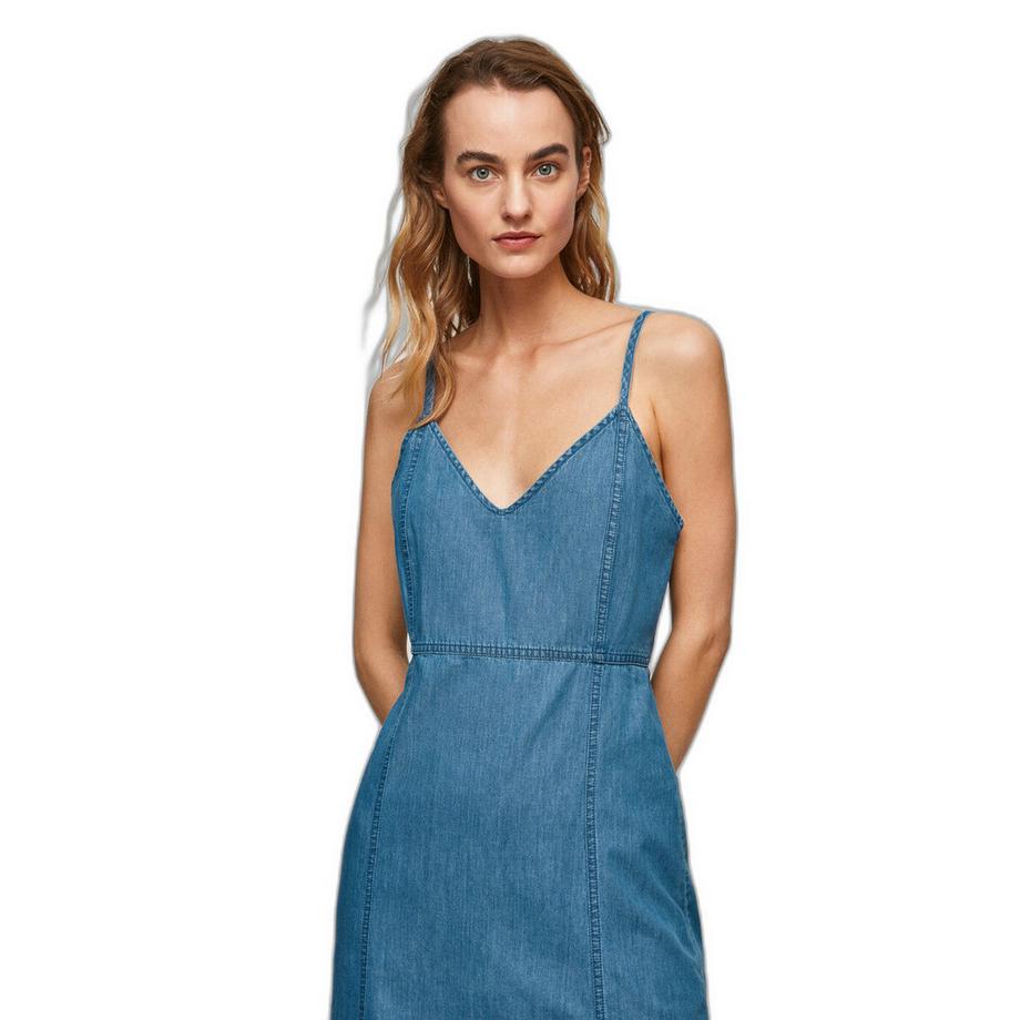 Pepe Jeans London Dani Jeans Midi Kleid  