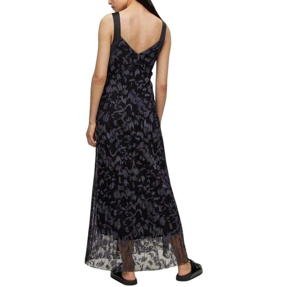 BOSS  Dessona Wickelkleid, Vausschnitt, Regulär, Ärmellos 