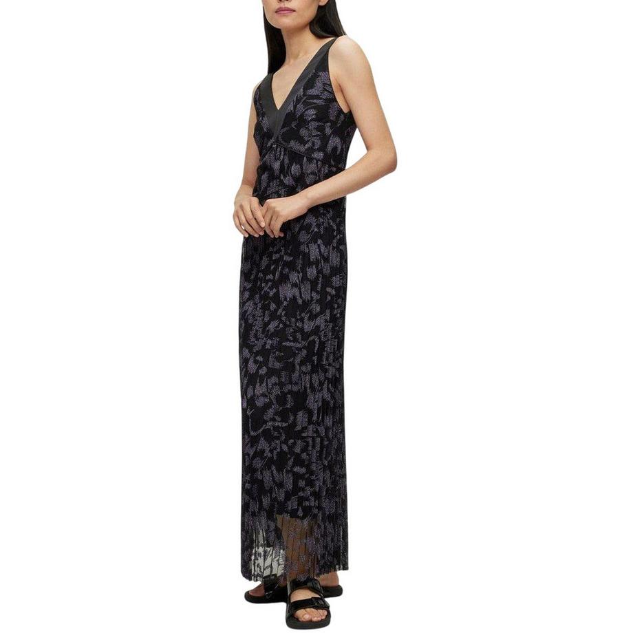 BOSS  Dessona Wickelkleid, Vausschnitt, Regulär, Ärmellos 