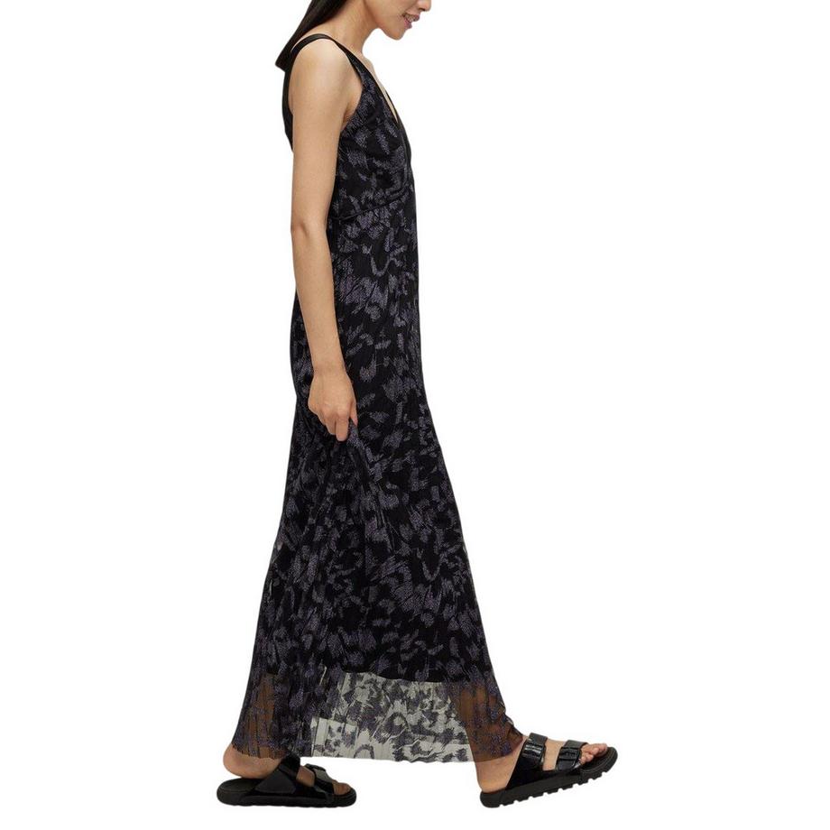 BOSS  Dessona Wickelkleid, Vausschnitt, Regulär, Ärmellos 