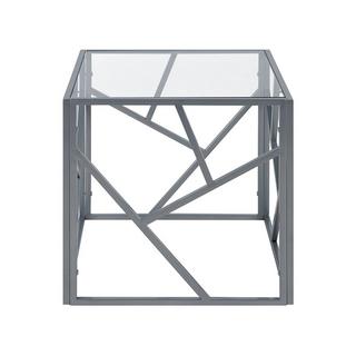 Beliani Table d'appoint en Verre Moderne ORLAND  