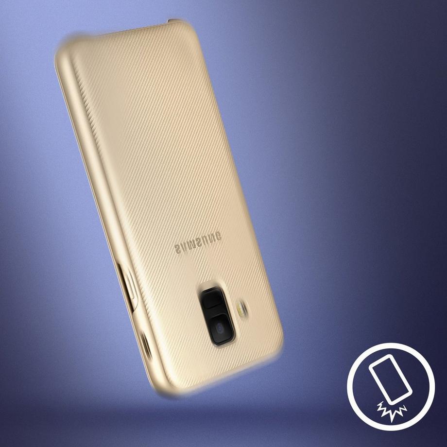 SAMSUNG Wallet Wallet Cover Samsung Galaxy A6 Plus 