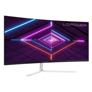 LC-POWER  LC-M34-UWQHD-100-C-V3 Monitor PC 86,4 cm (34") 3440 x 1440 Pixel UltraWide Quad HD LCD Bianco 