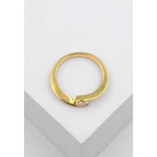 MUAU Schmuck  Solitaire Ring Diamant 0.25ct. Gelbgold 750 