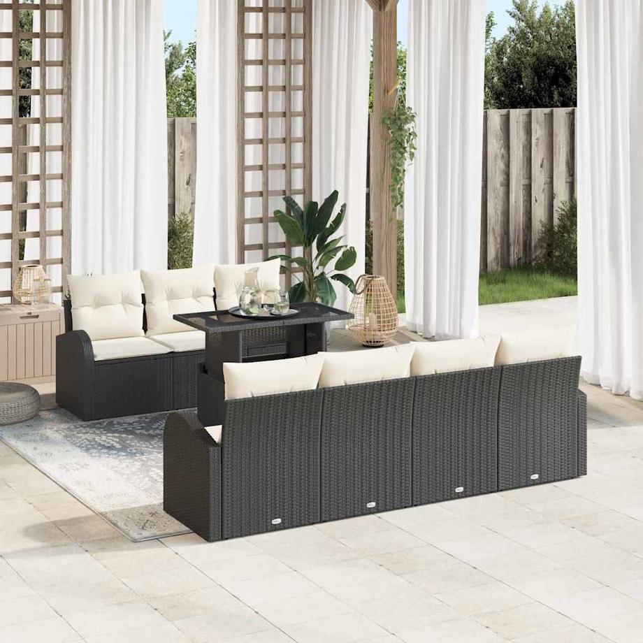 VidaXL Outdoor garnitur poly-rattan  