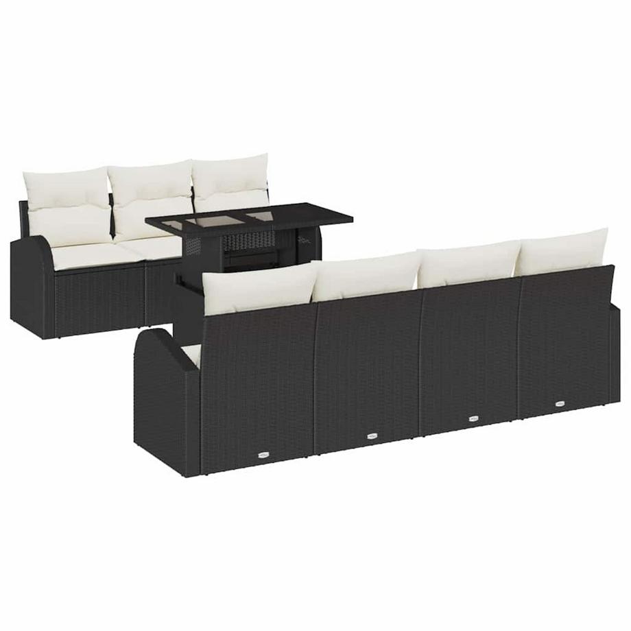 VidaXL Outdoor garnitur poly-rattan  