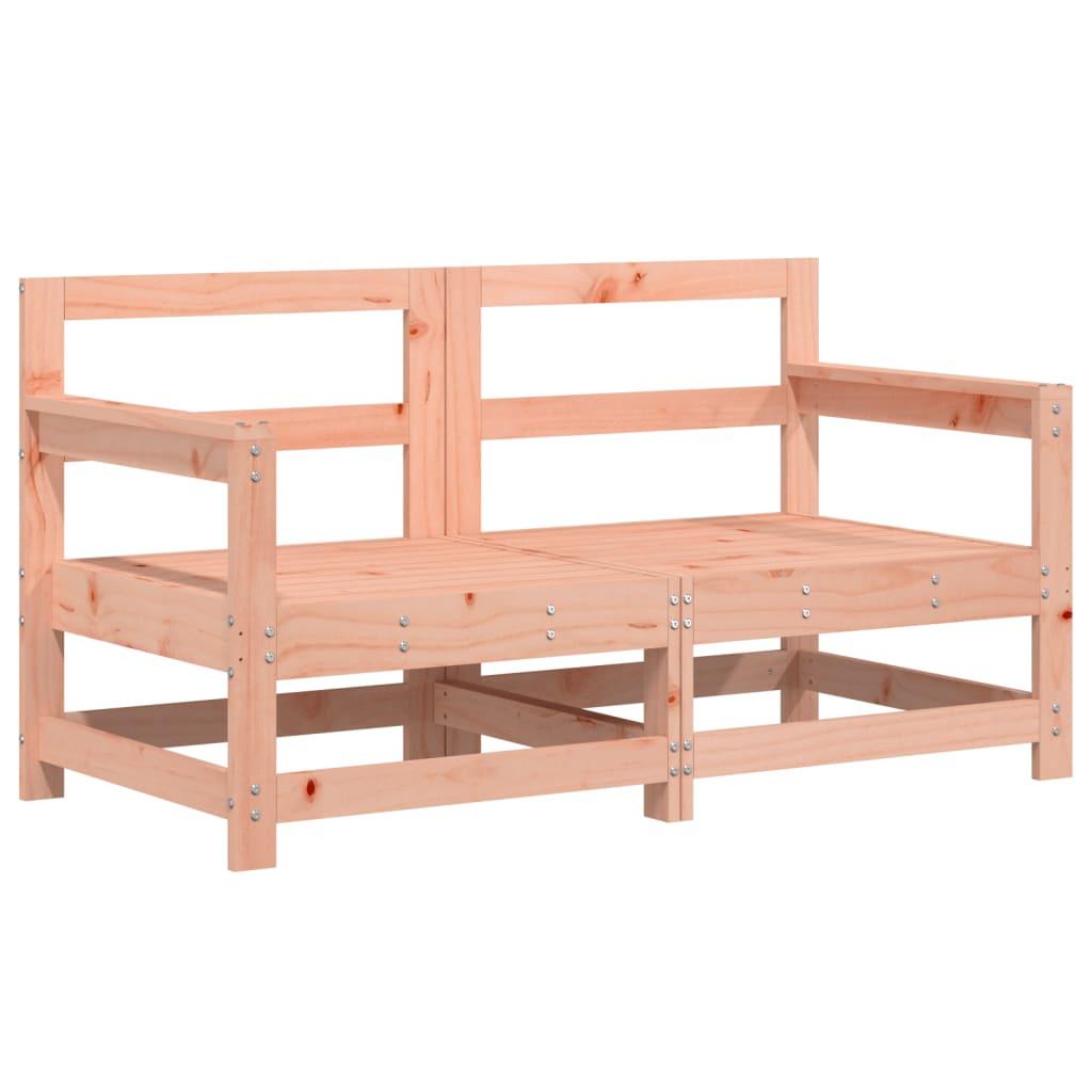 VidaXL Canapé d'angle de jardin bois  