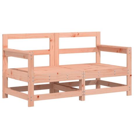 VidaXL Canapé d'angle de jardin bois  