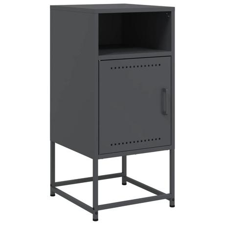 VidaXL Armoire de chevet acier  