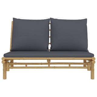 VidaXL Banc de jardin bambou  