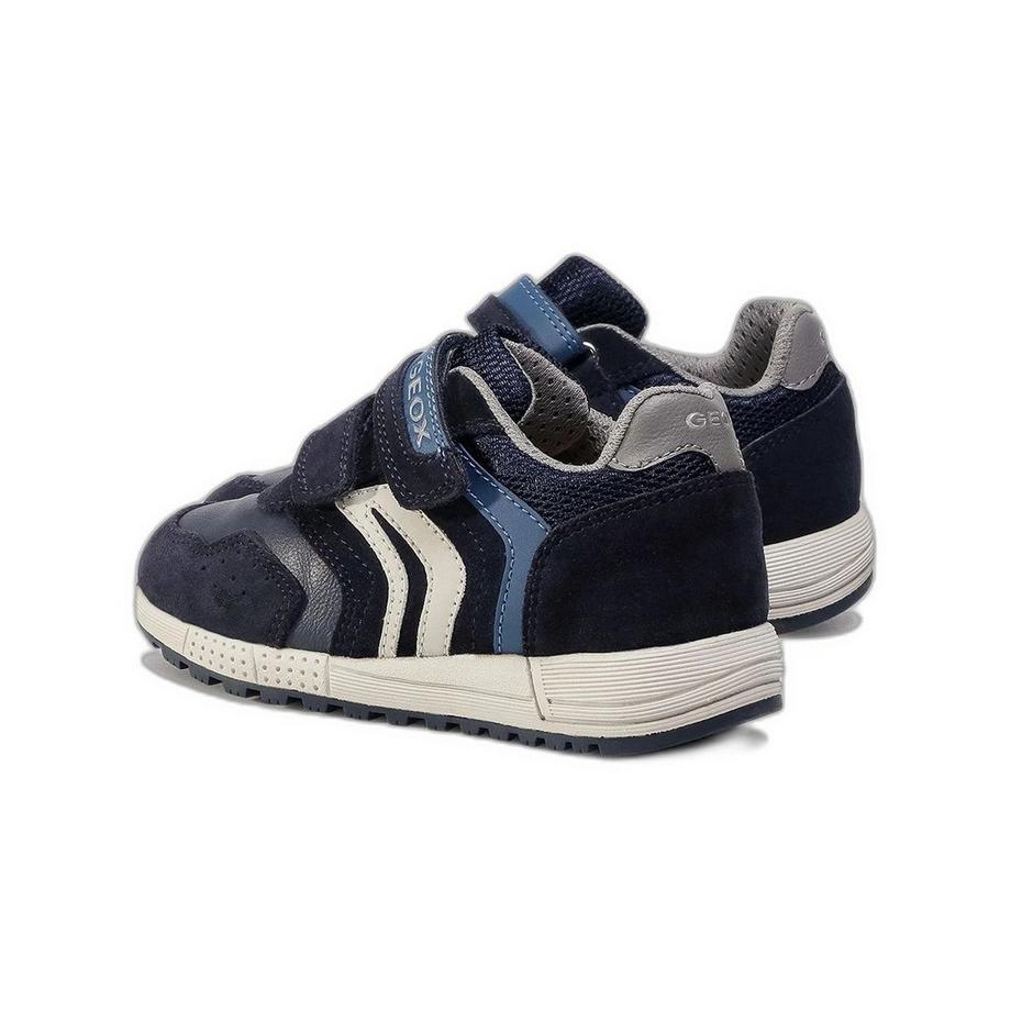 GEOX Alben Baskets en cuir pour grands enfants  