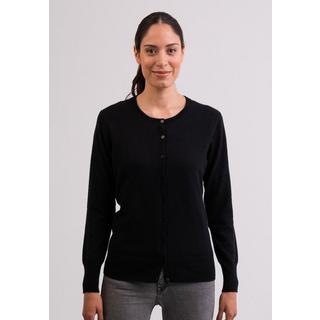 CASH-MERE.CH  Kaschmir Cardigan Rundhals 