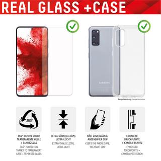 DISPLEX  Real Glass + Case Set Samsung 